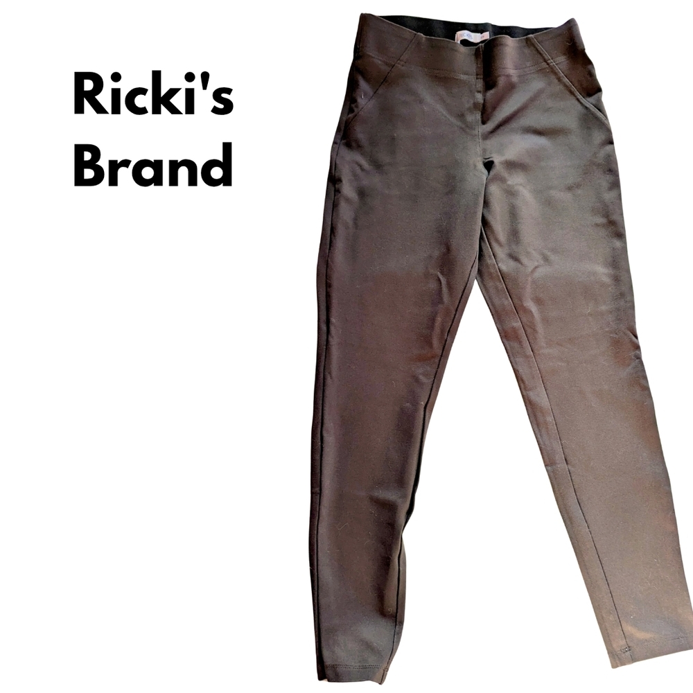 Size Med, Ricki's Lex Ladies Legging Style Pant, Coffee/Brown Colour, EUC